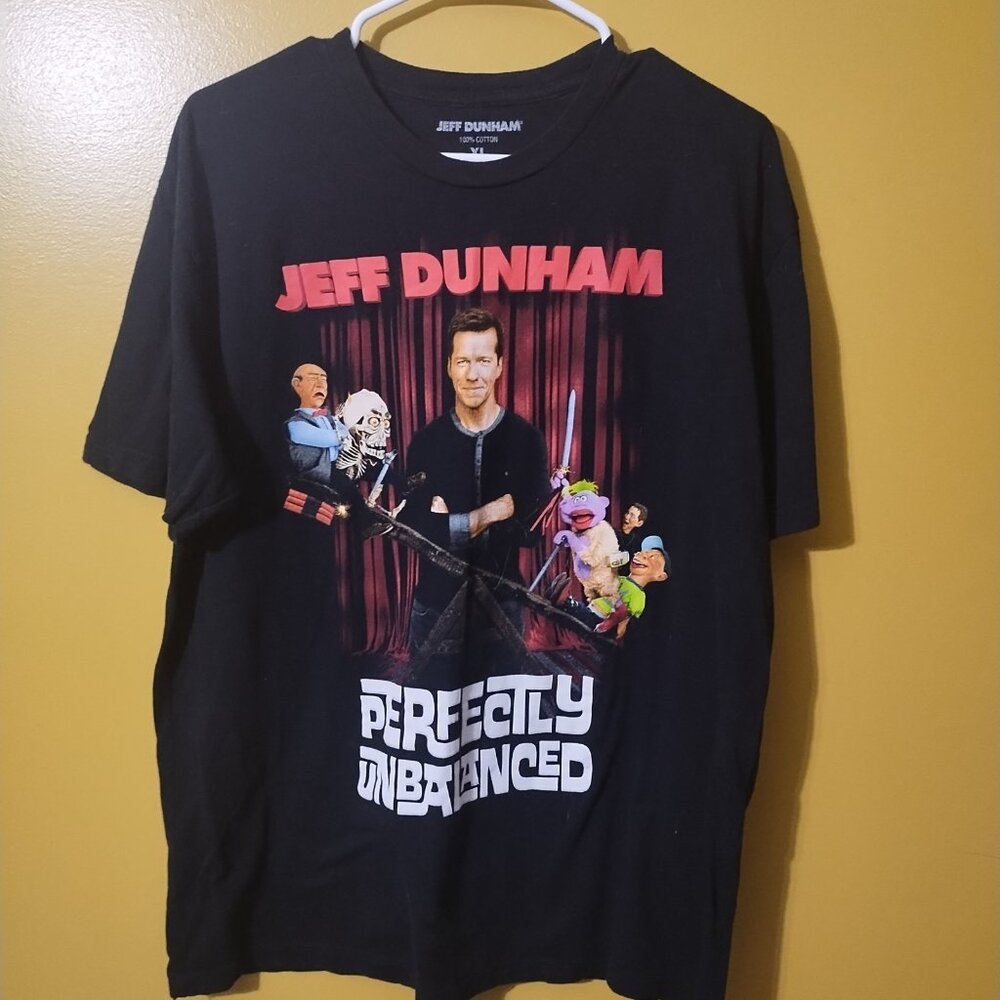 Jeff Dunham Short Sleeve Cotton T Shirt XL